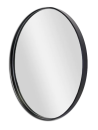 Black Round Mirror