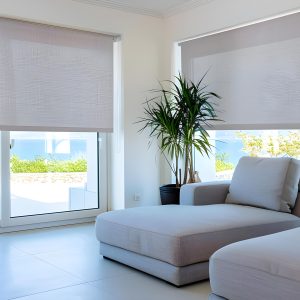 Improving interior design with motorized roller blinds solar shades concept motorized roller blinds solar shades interior design smart home solutions